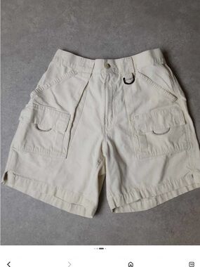 Columbia Men's Cargo Shorts in Off-White/Cream